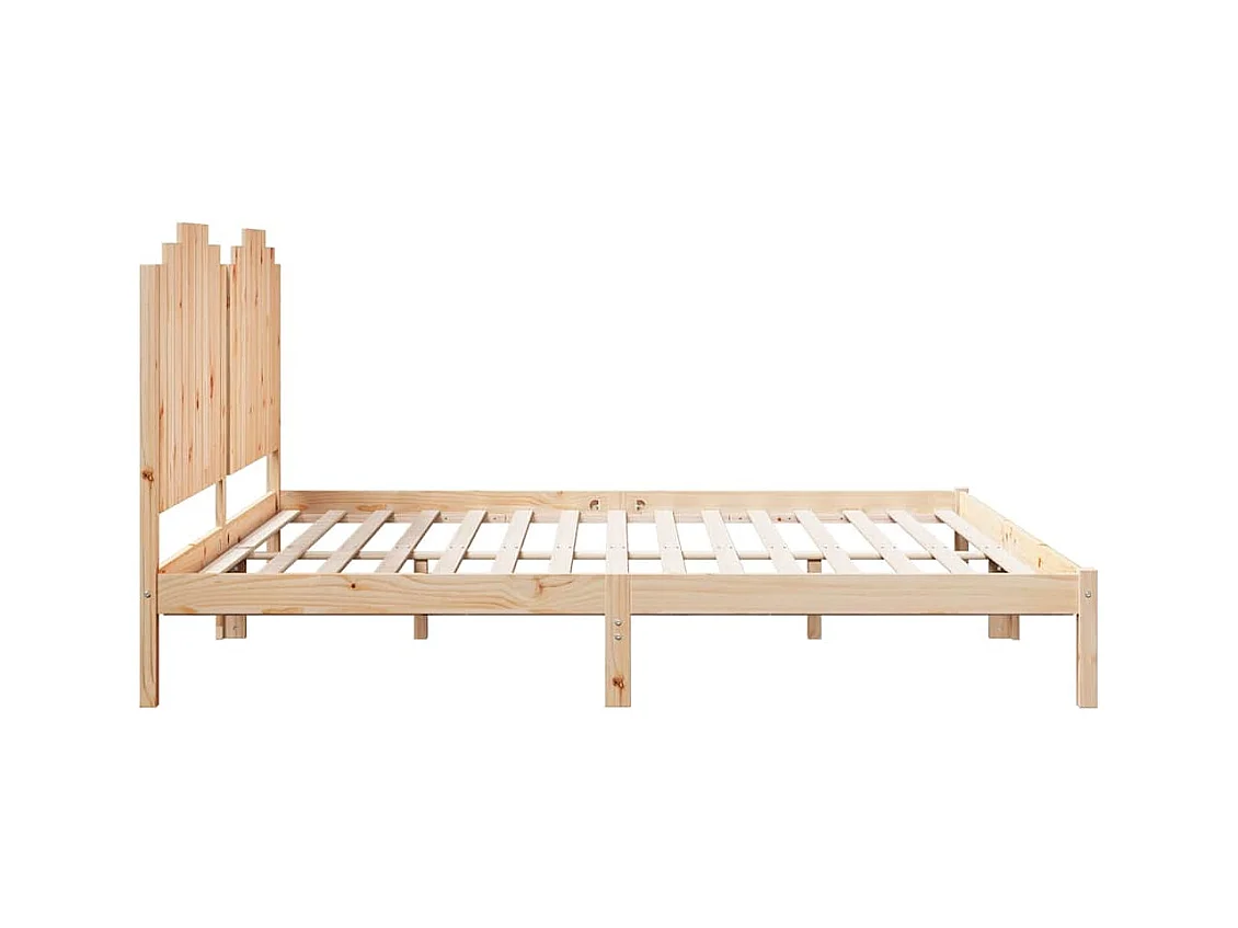 Giroletto Extra Lungo senza Materasso 180x210 cm Legno Massello