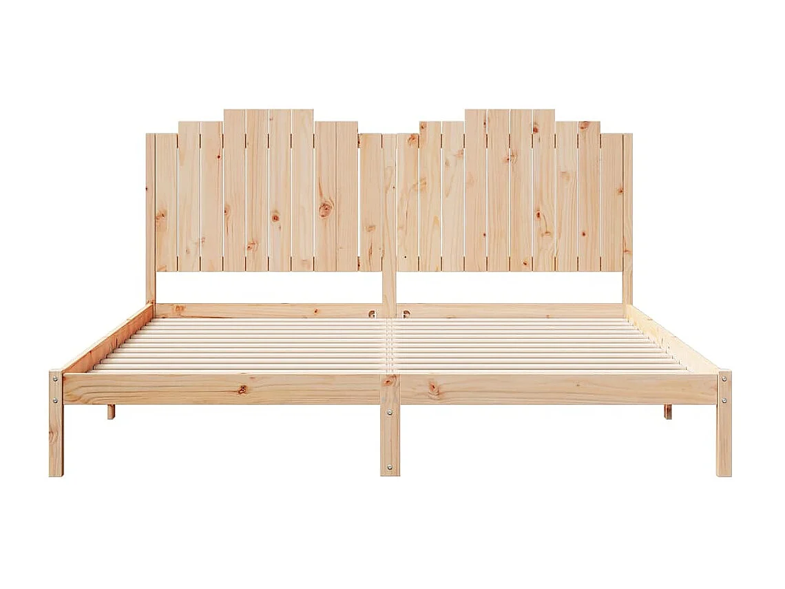 Giroletto Extra Lungo senza Materasso 180x210 cm Legno Massello