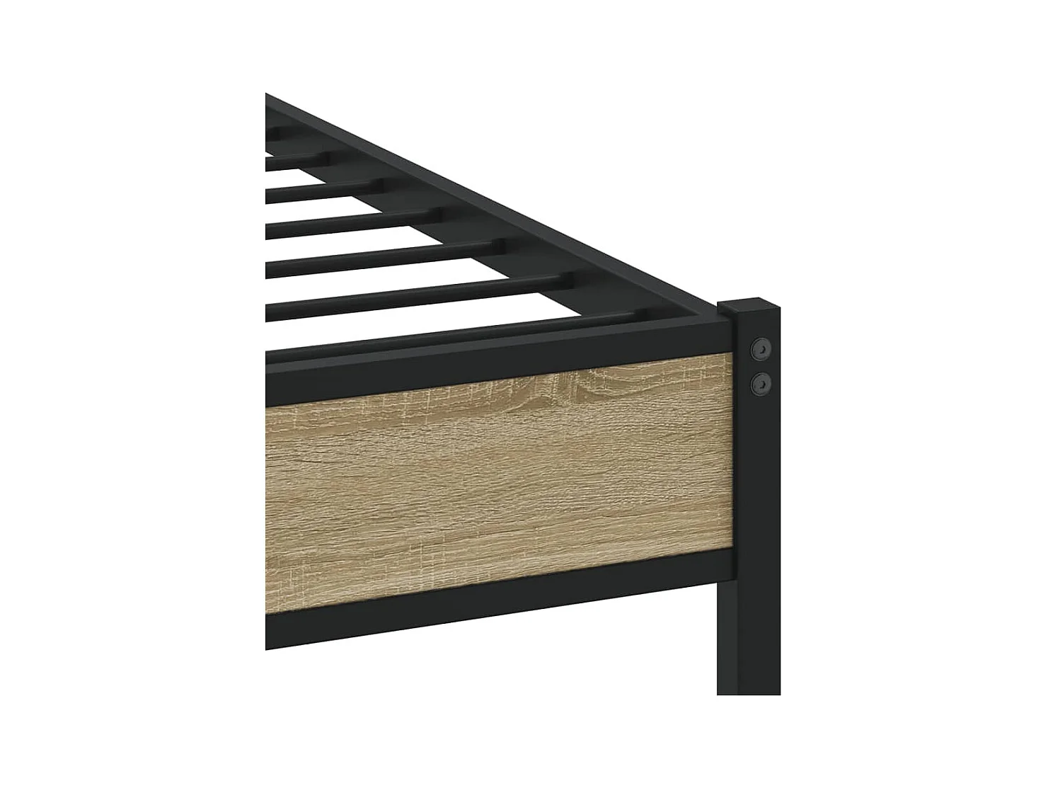 Bettgestell ohne Matratze Sonoma-Eiche 140x190 cm Holzwerkstoff