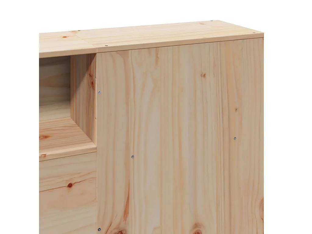 Cadre de lit sans matelas 180x200 cm bois massif de pin