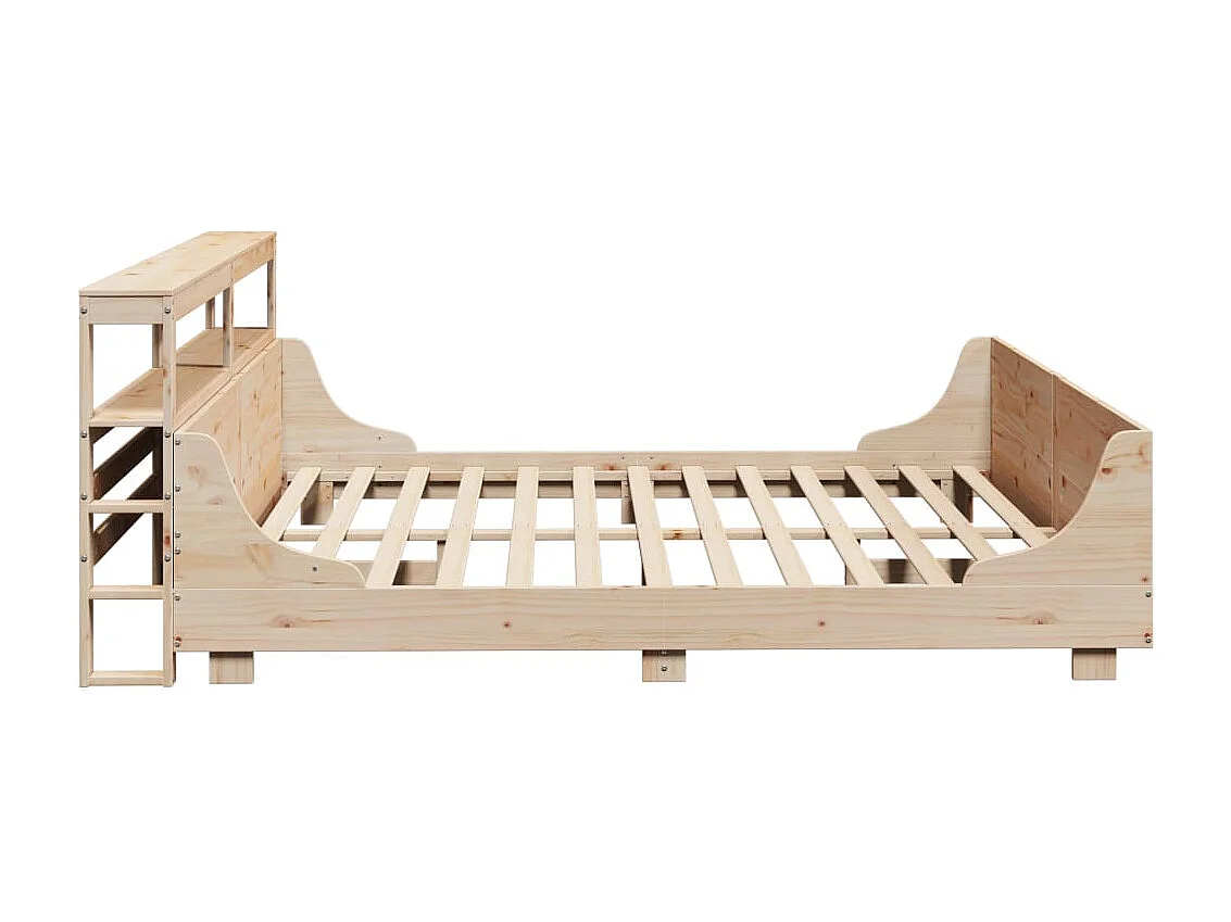 Cadre de lit sans matelas 180x200 cm bois massif de pin