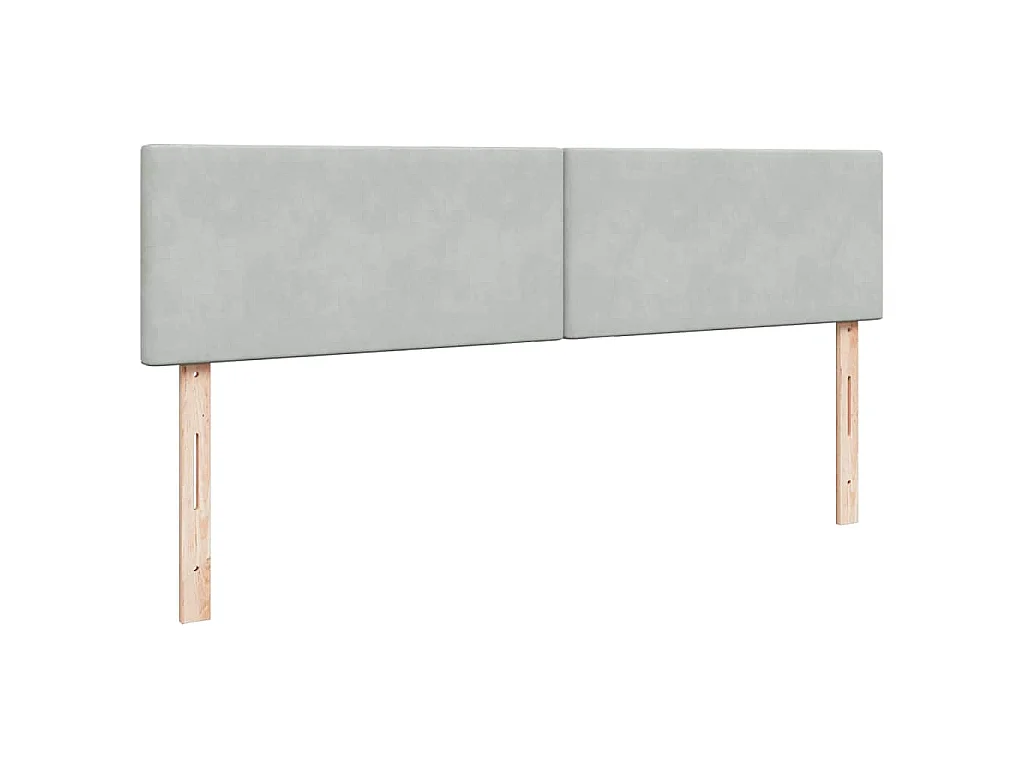Struttura Letto Pouf con Materassi 180x200 cm Velluto