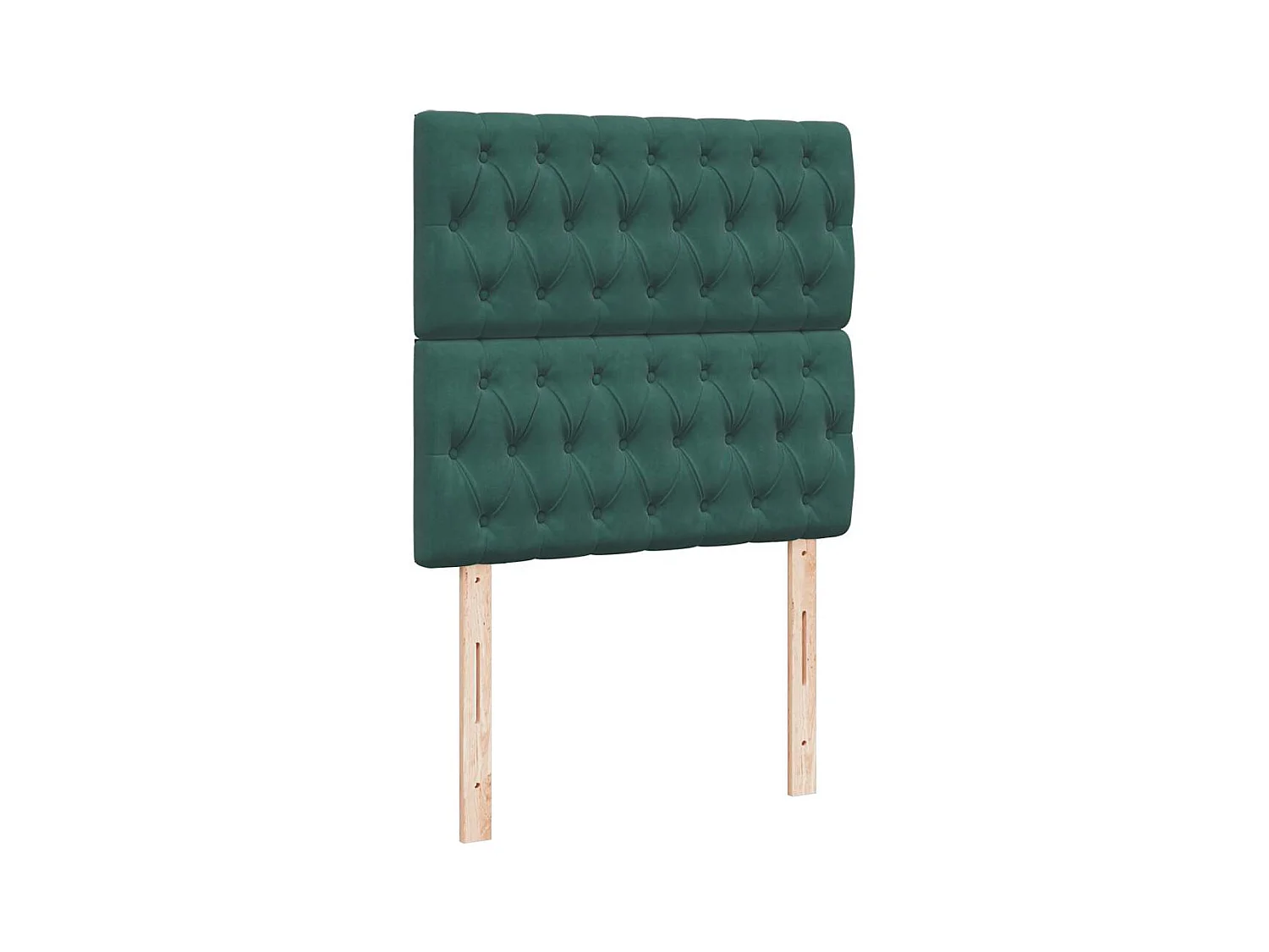 Sommier à lattes de lit avec matelas Vert foncé 100x200 cm
