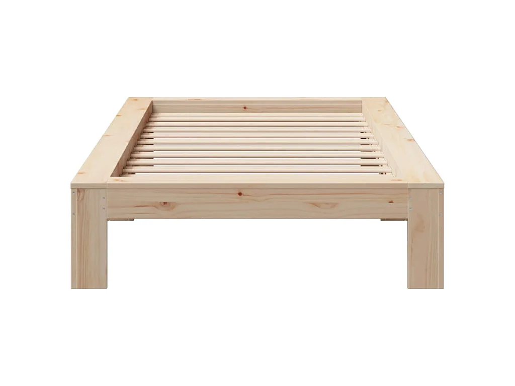Bedframe zonder matras massief grenenhout 100x200 cm