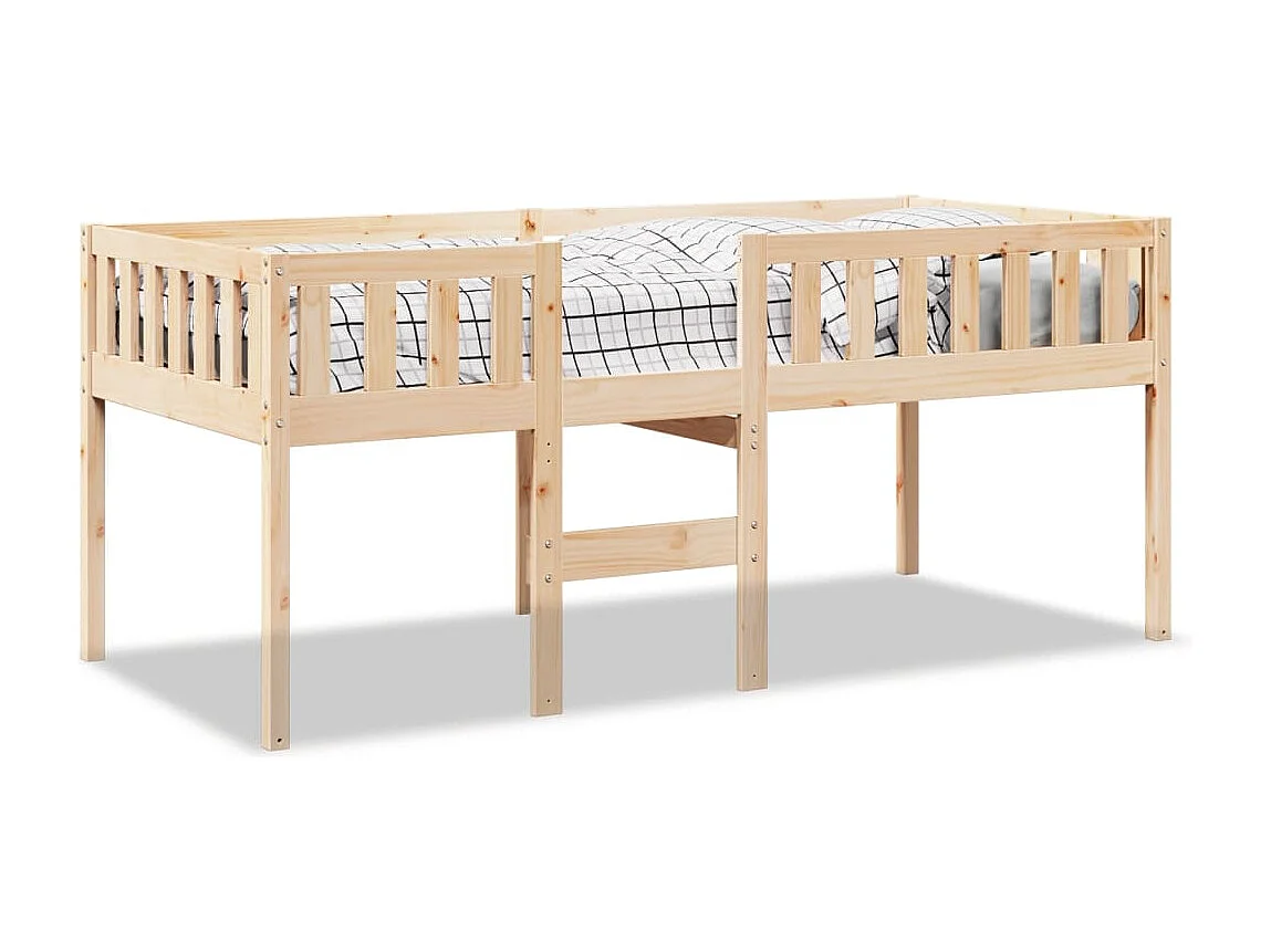 Letto per Bambini senza Materasso 90x190 cm Legno Massello Pino