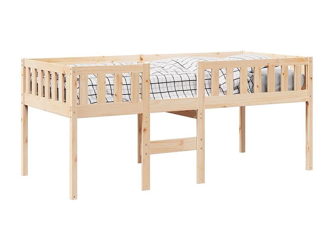 Letto per Bambini senza Materasso 90x190 cm Legno Massello Pino