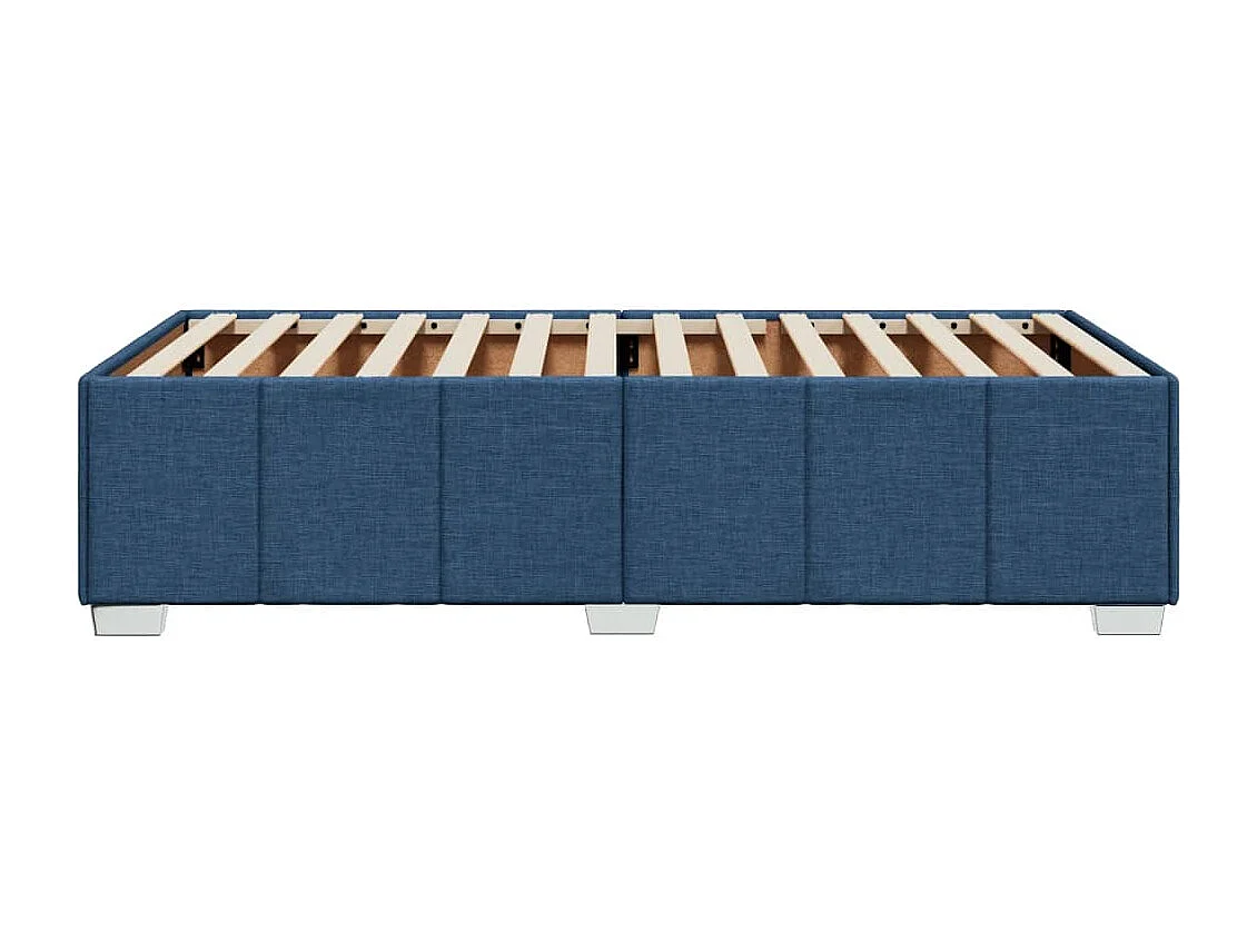 Giroletto senza Materasso Blu 90x190 cm in Tessuto