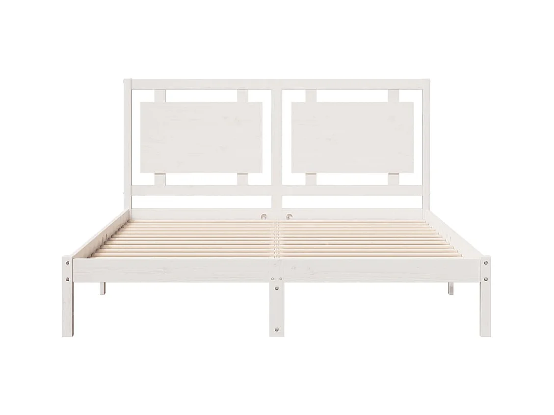 Cadre de lit extra long sans matelas 160x210 cm bois massif
