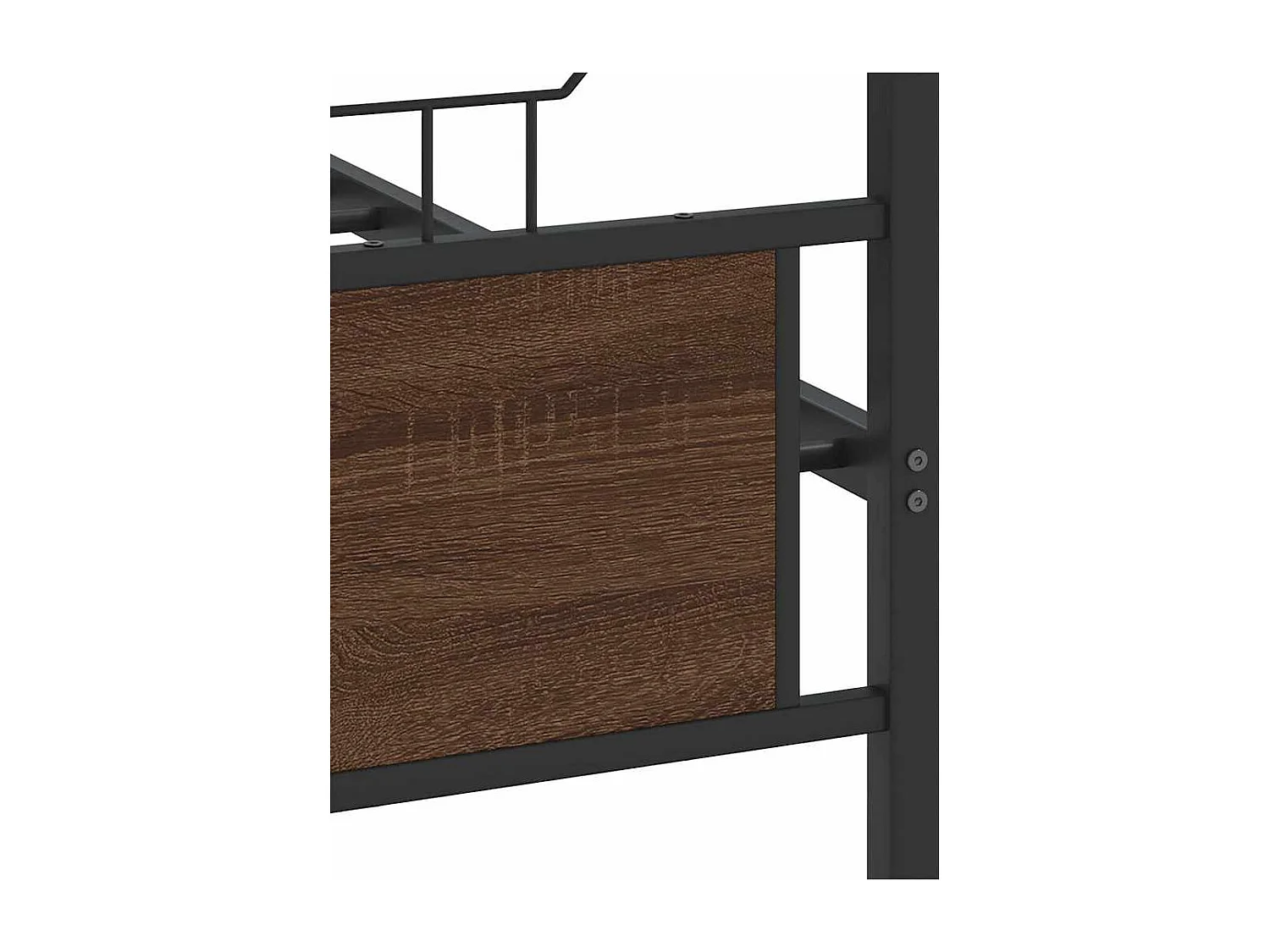 Bedframe zonder matras bewerkt hout bruin eikenkleur 140x200 cm