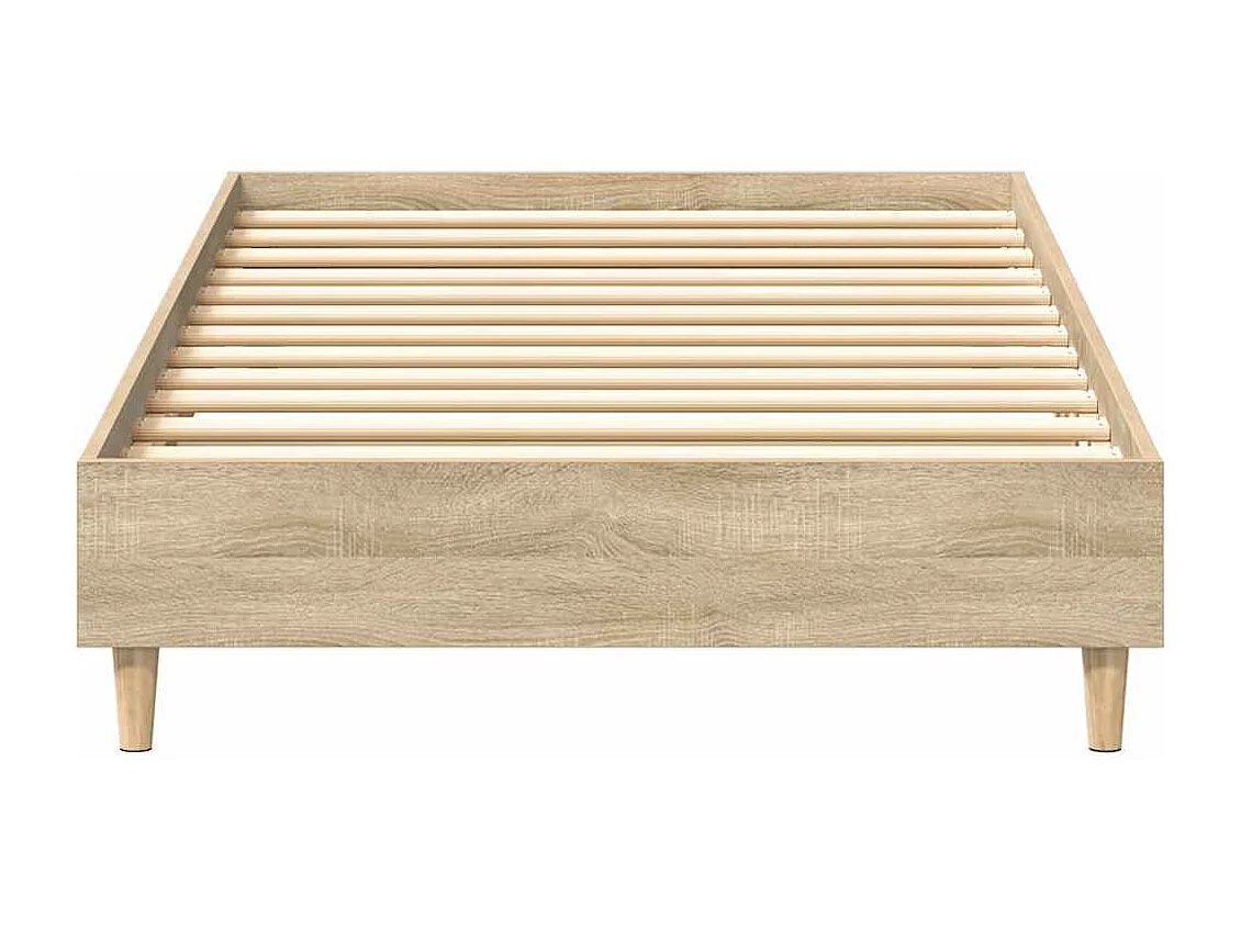Bettgestell ohne Matratze Sonoma-Eiche 100x200 cm Holzwerkstoff