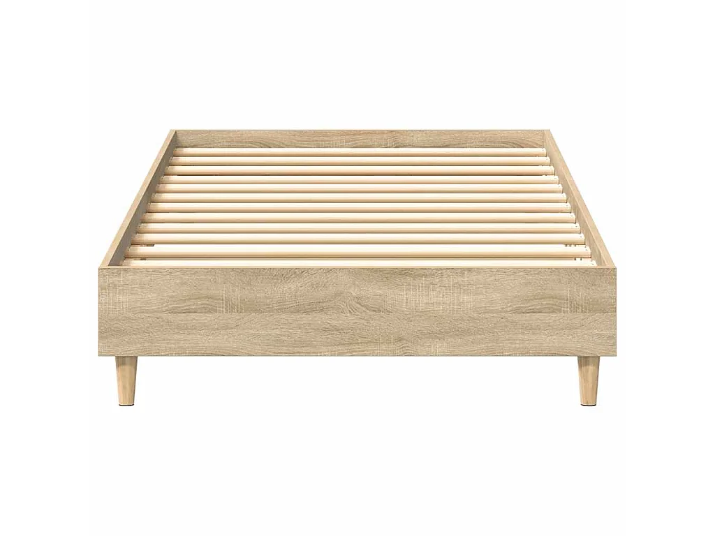 Bettgestell ohne Matratze Sonoma-Eiche 100x200 cm Holzwerkstoff