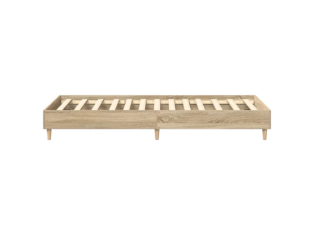 Bettgestell ohne Matratze Sonoma-Eiche 100x200 cm Holzwerkstoff