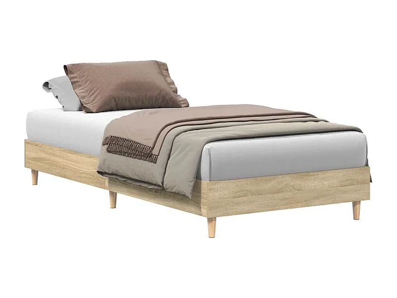 Giroletto senza Materasso Rovere Sonoma 100x200cm in Truciolato