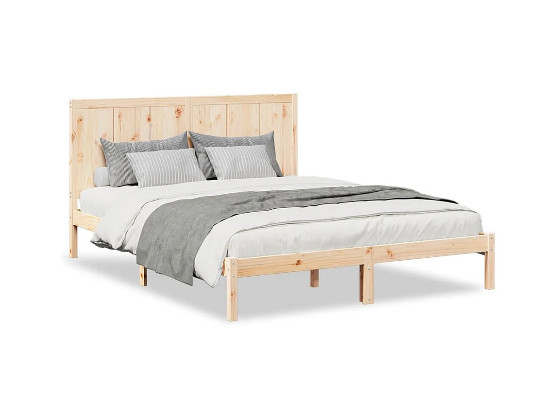 Massivholzbett Extra Lang ohne Matratze 140x220 cm