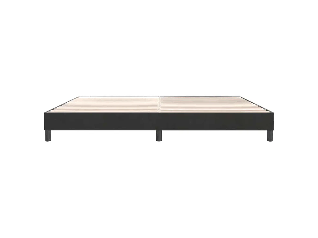 Boxspringbett ohne Matratze Schwarz 180x220 cm Samt