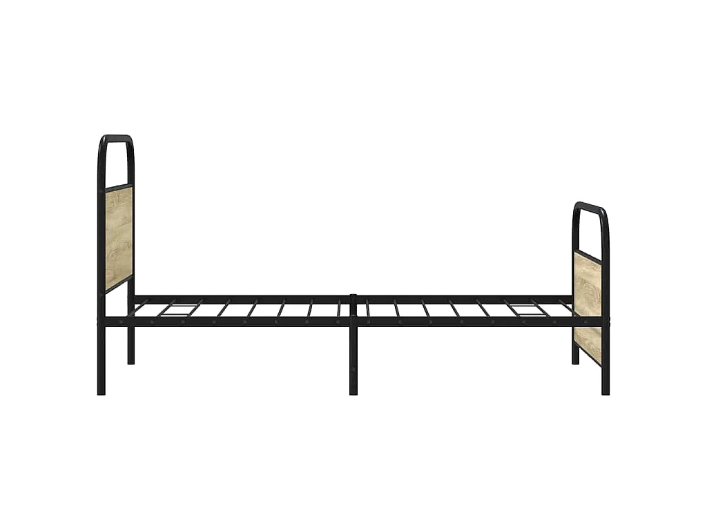 Estrutura cama s/ colchão derivados de madeira carvalho sonoma