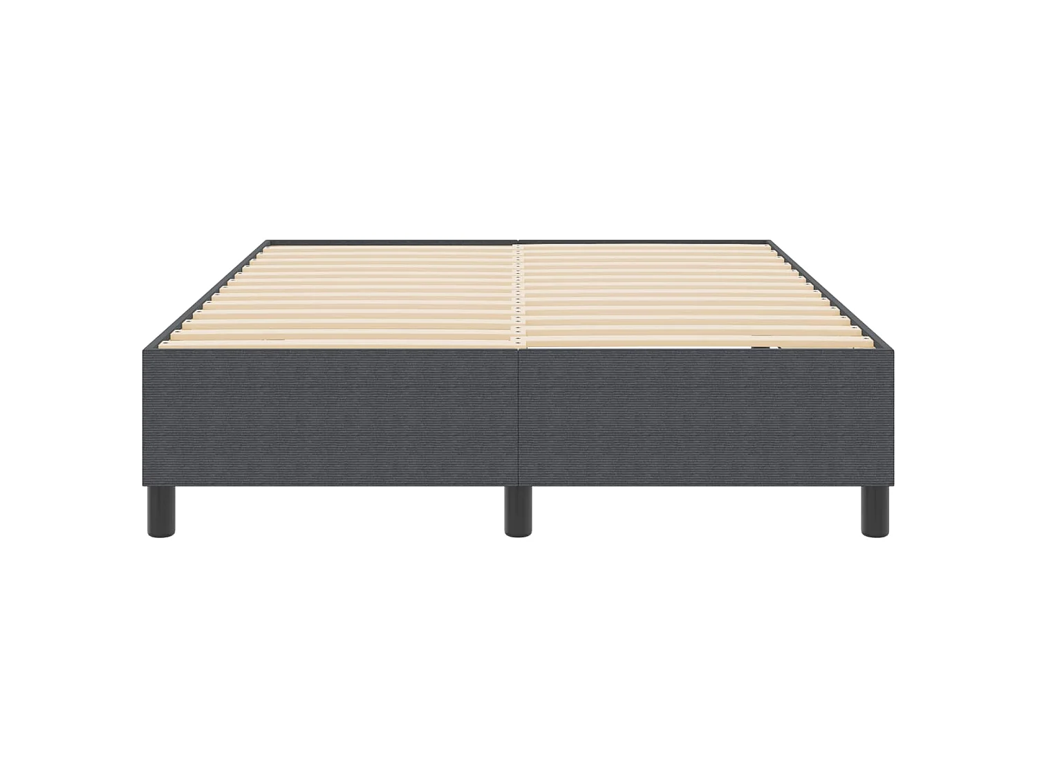 Struttura letto piattaforma Grigio scuro 140 x 190 cm