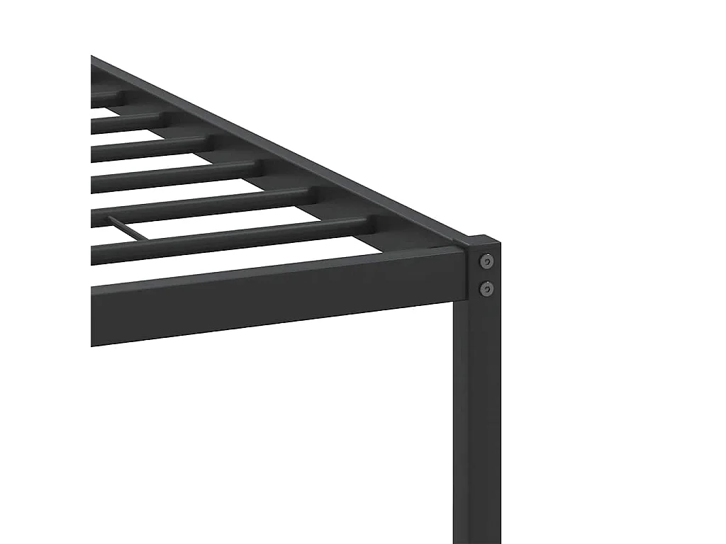 Cadre de lit sans matelas chêne marron 140x190 cm