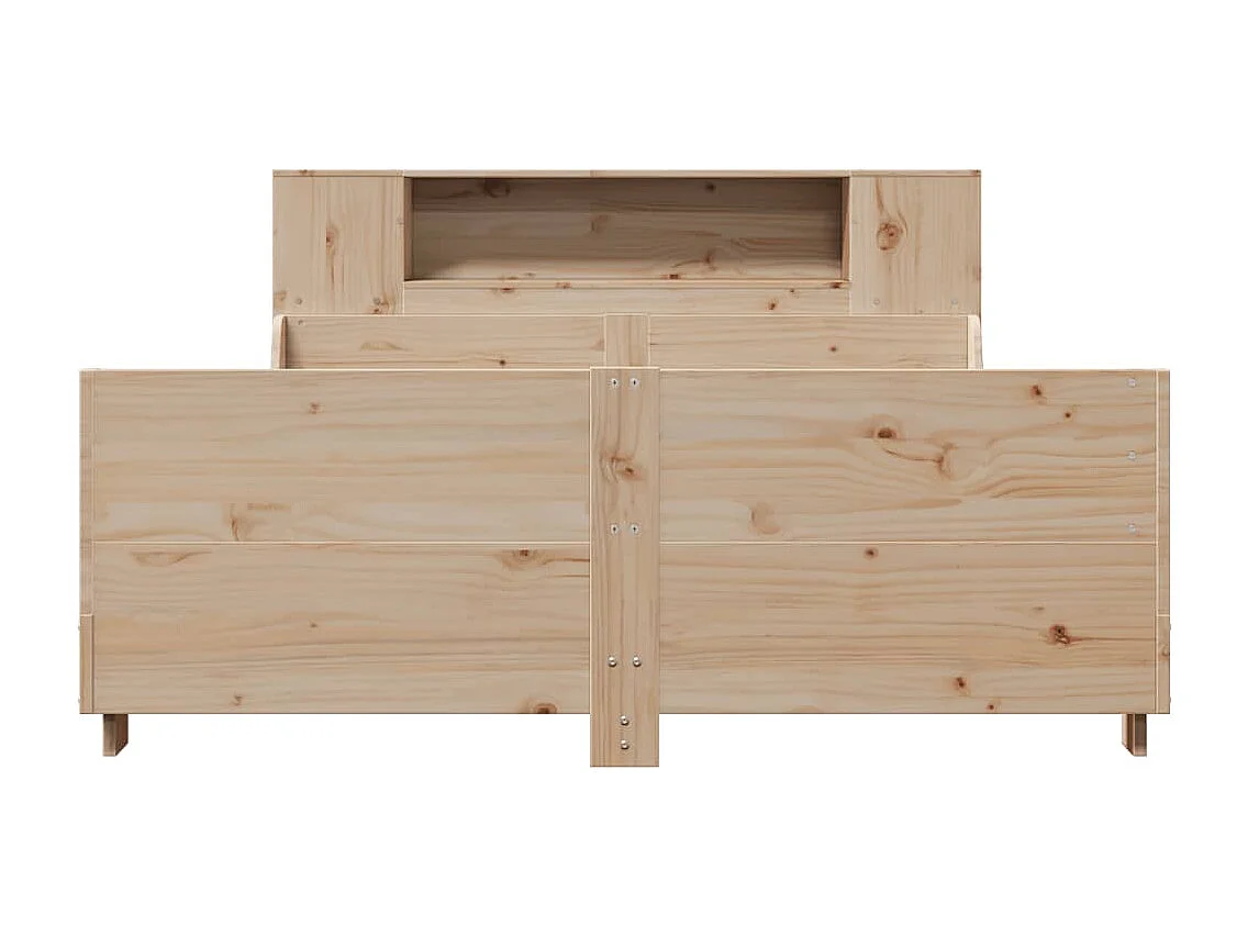 Bedframe zonder matras massief grenenhout 140x190 cm