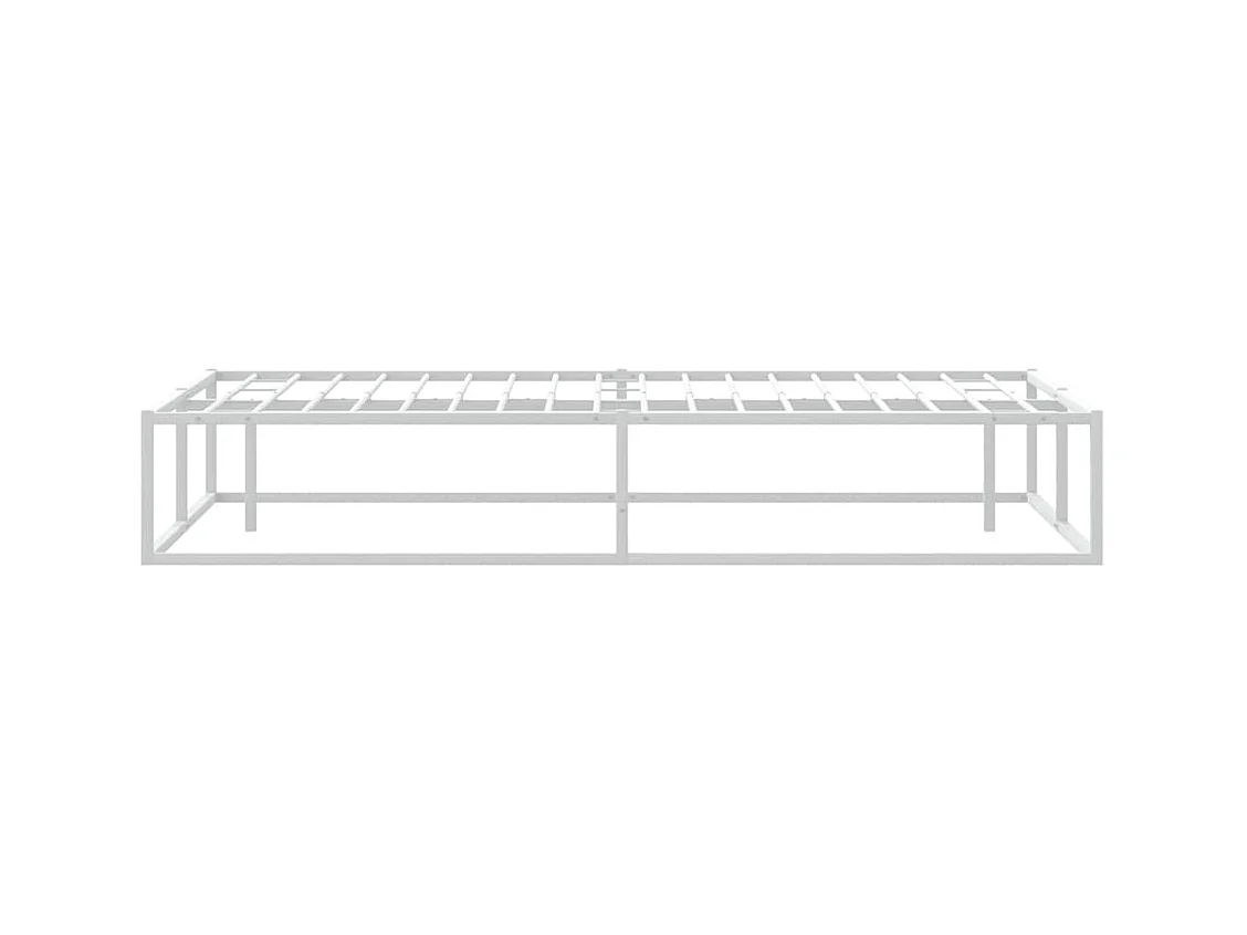 Estructura de cama sin colchón metal blanco 180x200 cm