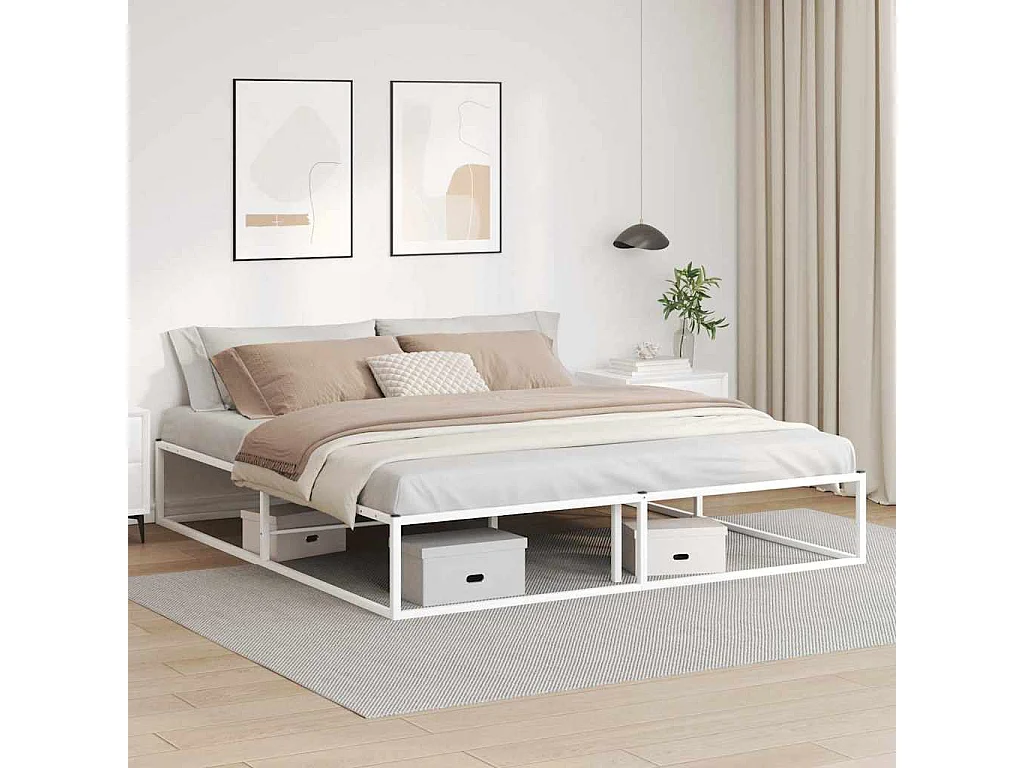 Bedframe zonder matras 180x200 cm wit