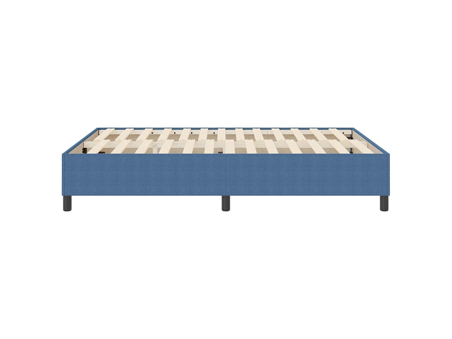 Cadre de lit plateforme Bleu 140 x 200 cm