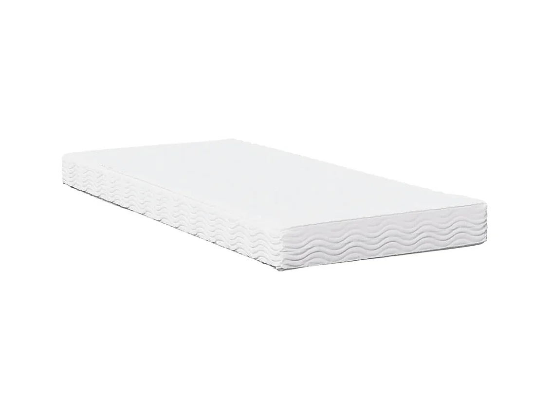Tagesbett mit Matratze Wachsbraun 90x200 cm Massivholz Kiefer