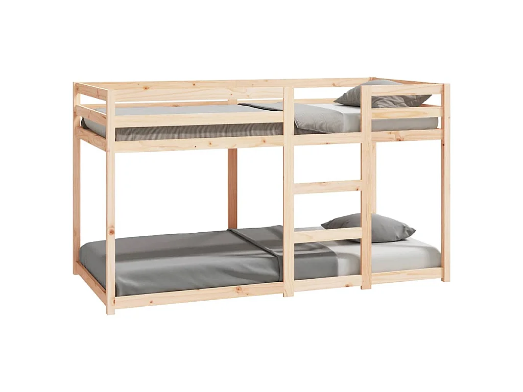 Etagenbett ohne Matratze 90x190 cm Massivholz Kiefer