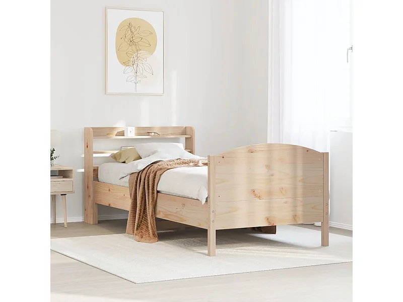 Massivholzbett ohne Matratze 100x200 cm Kiefernholz