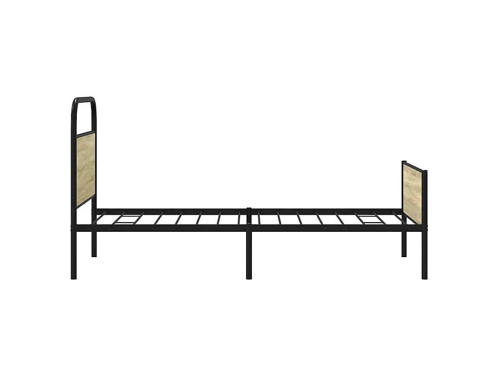 Cadre de lit sans matelas 100x200 cm chêne sonoma