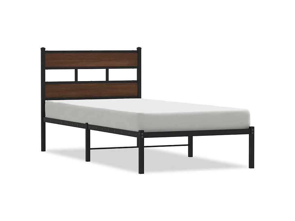 Cadre de lit sans matelas avec tête de lit 90x190 cm