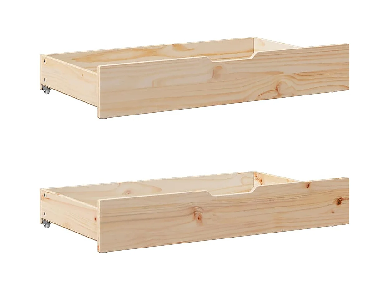 Cadre de lit sans matelas 90x190 cm bois de pin massif