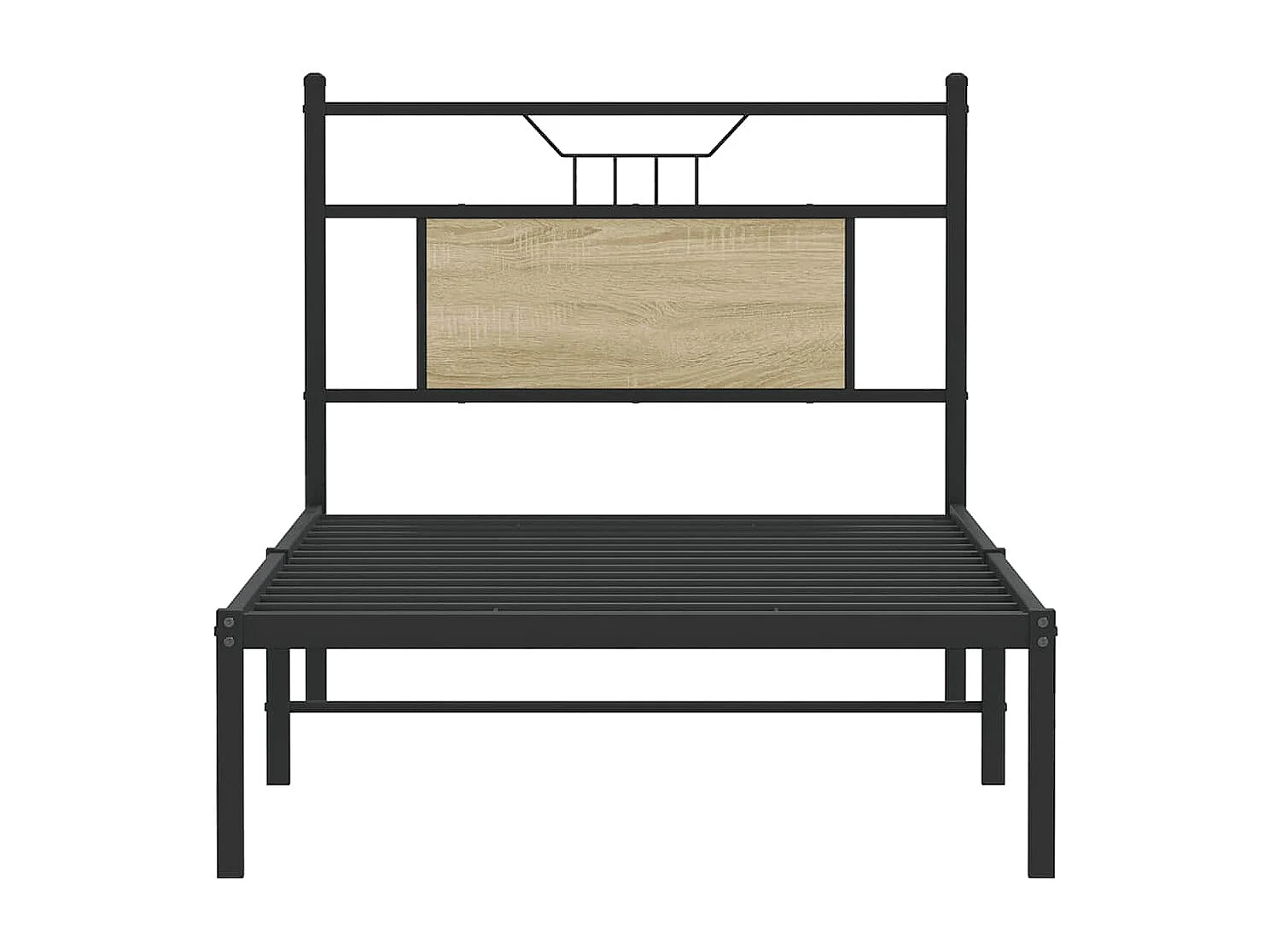 Cadre de lit sans matelas chêne sonoma 90x200 cm