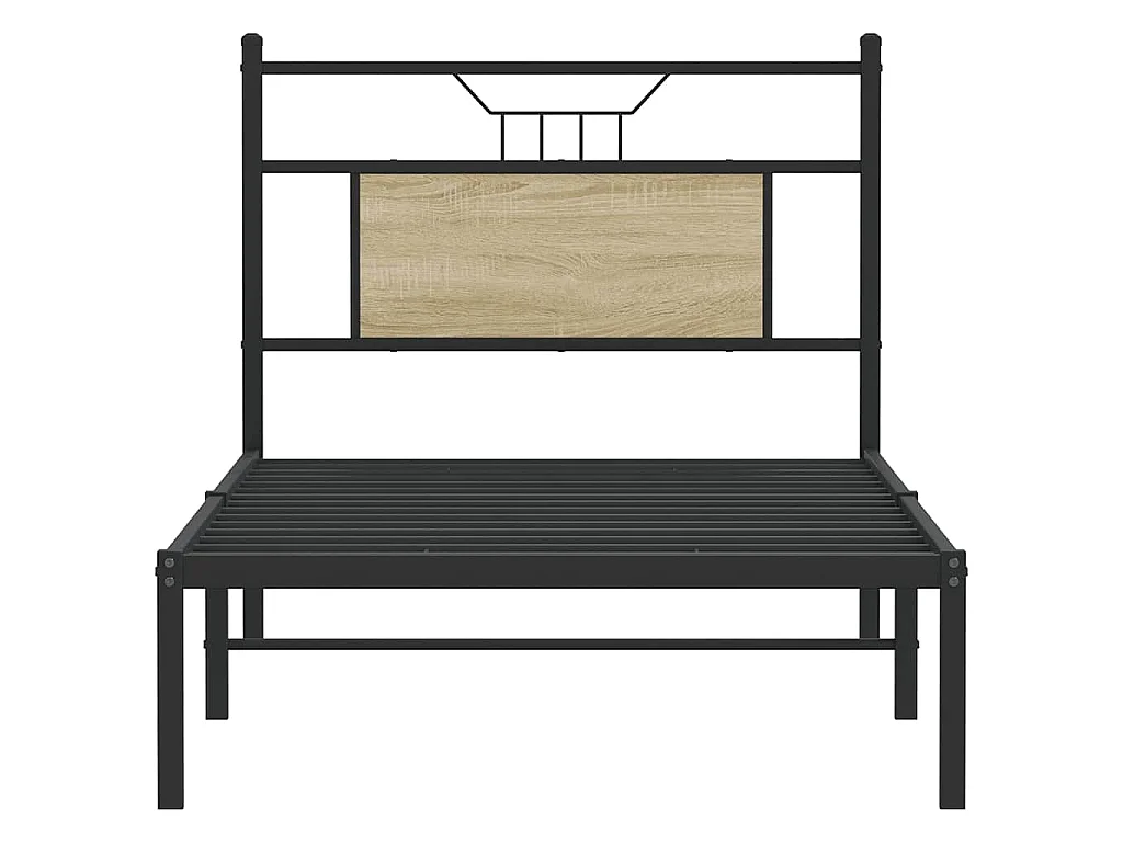 Bedframe zonder matras hout sonoma eikenkleurig 90x200 cm