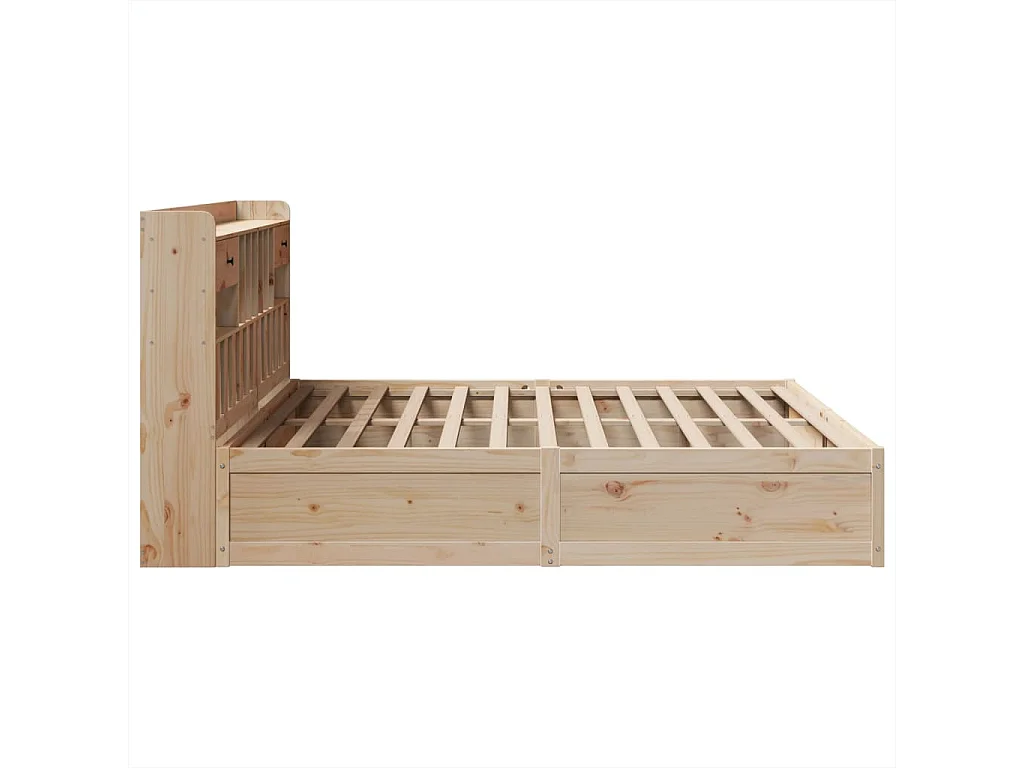 Cadre de lit sans matelas 180x200 cm bois massif de pin
