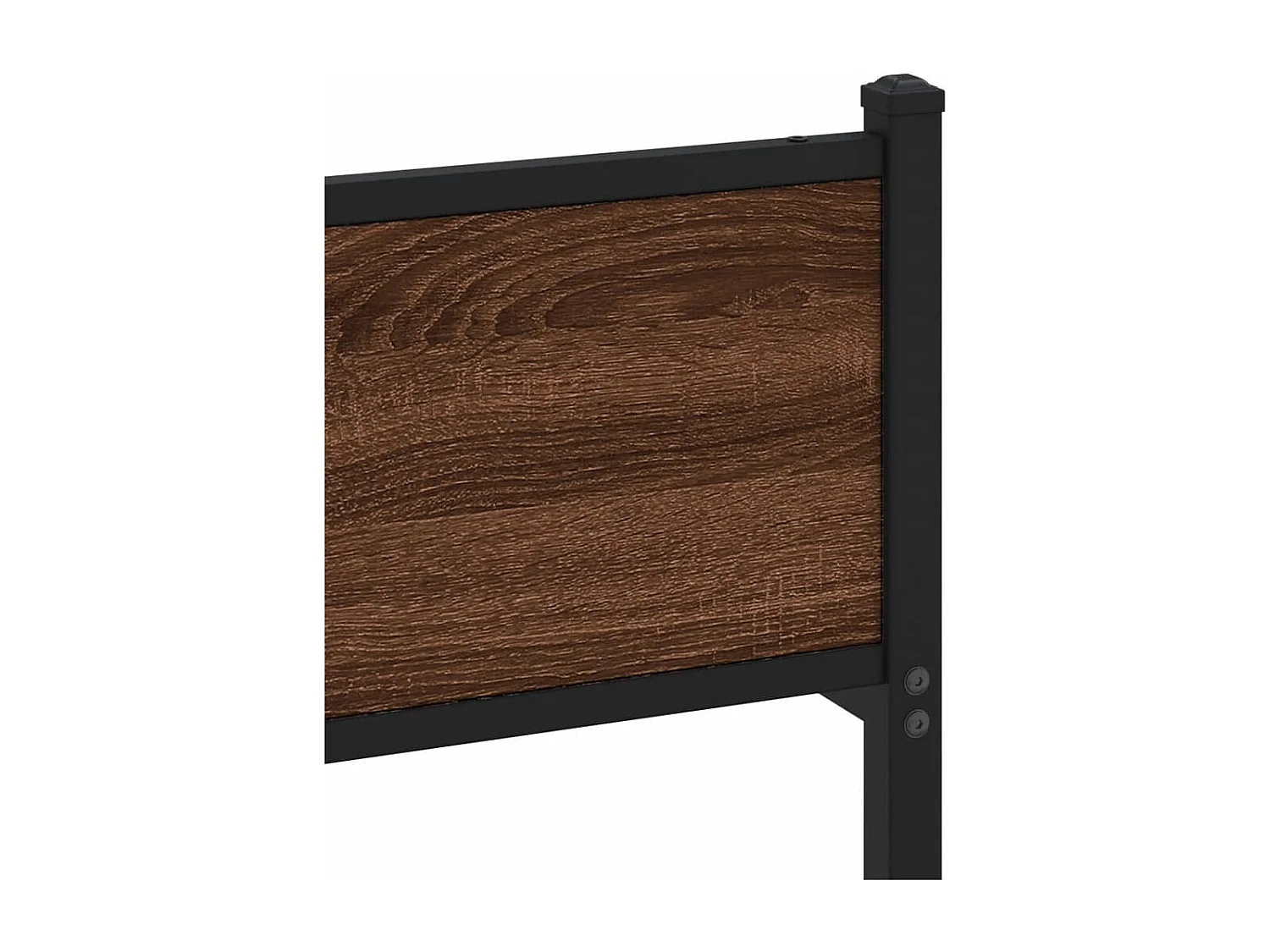 Cadre de lit sans matelas chêne marron 100x190 cm