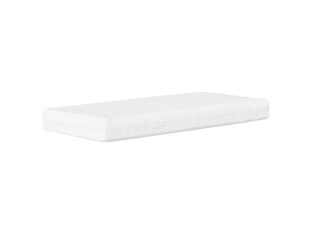 Letto con Materasso Hanko Blu 90x200 cm in Velluto