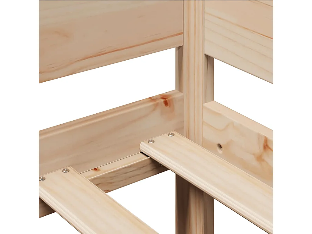 Dormeuse con Cassetti 90x190 cm in Legno Massello Pino