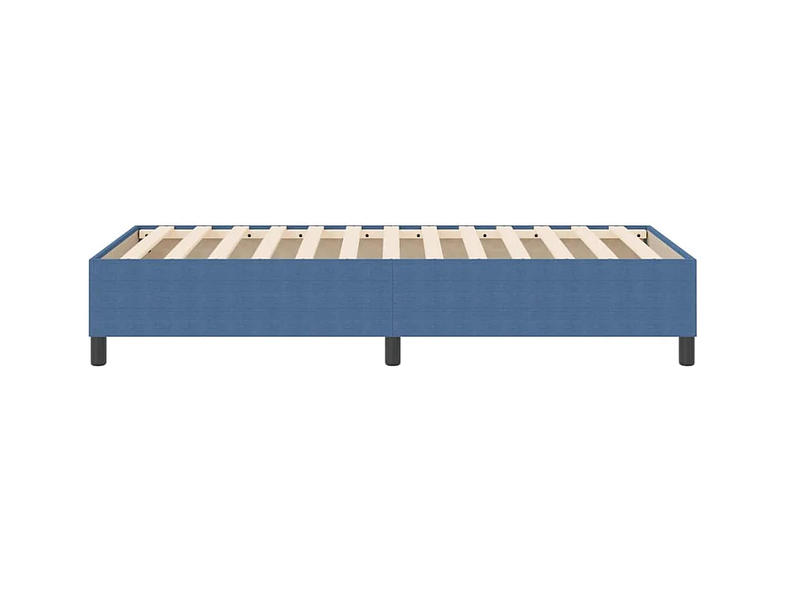 Boxspringbett Blau 90 x 200 cm Cordstoff