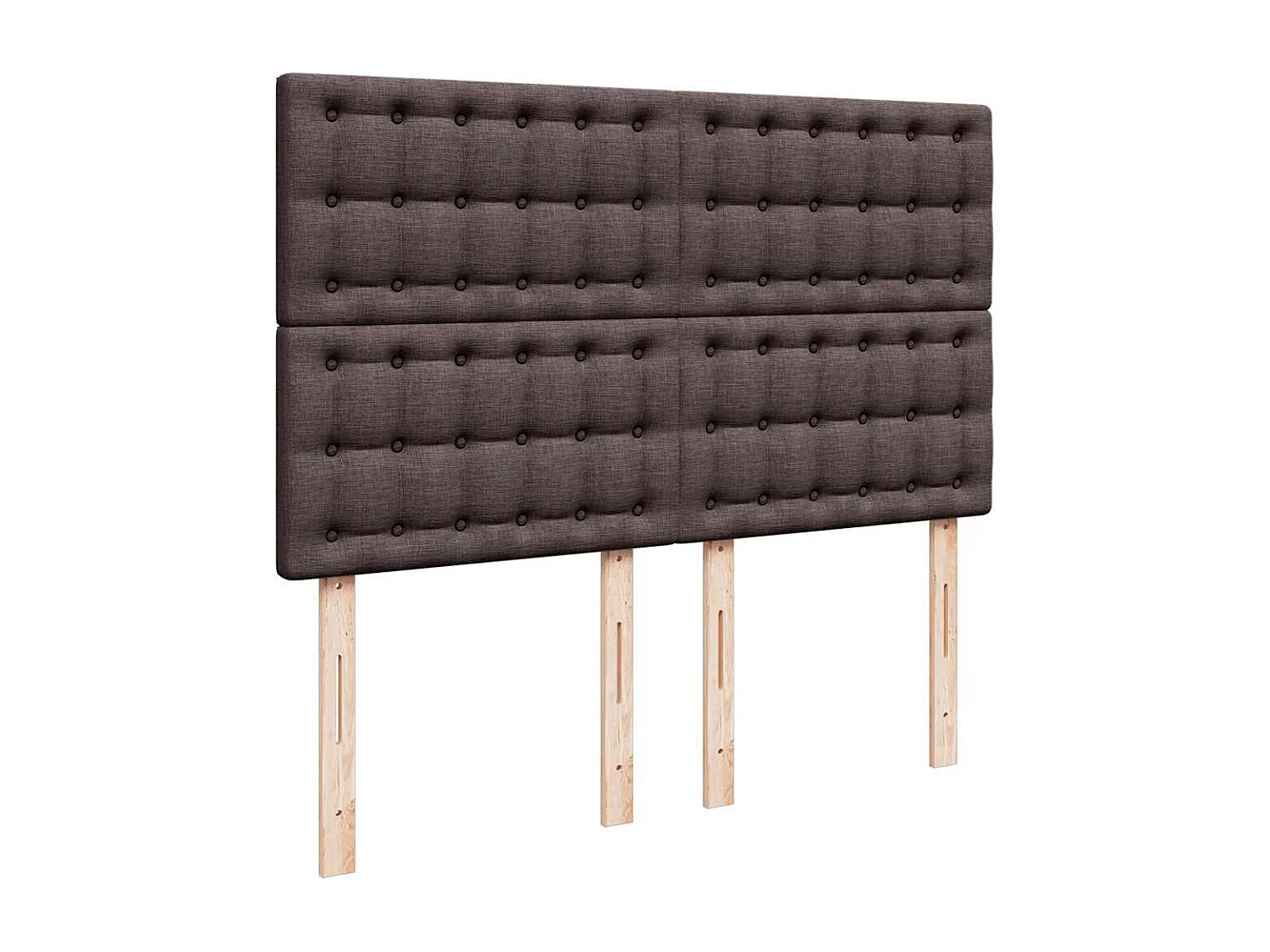 Estrutura cama otomana colchão 140x190cm tecido castanho escuro