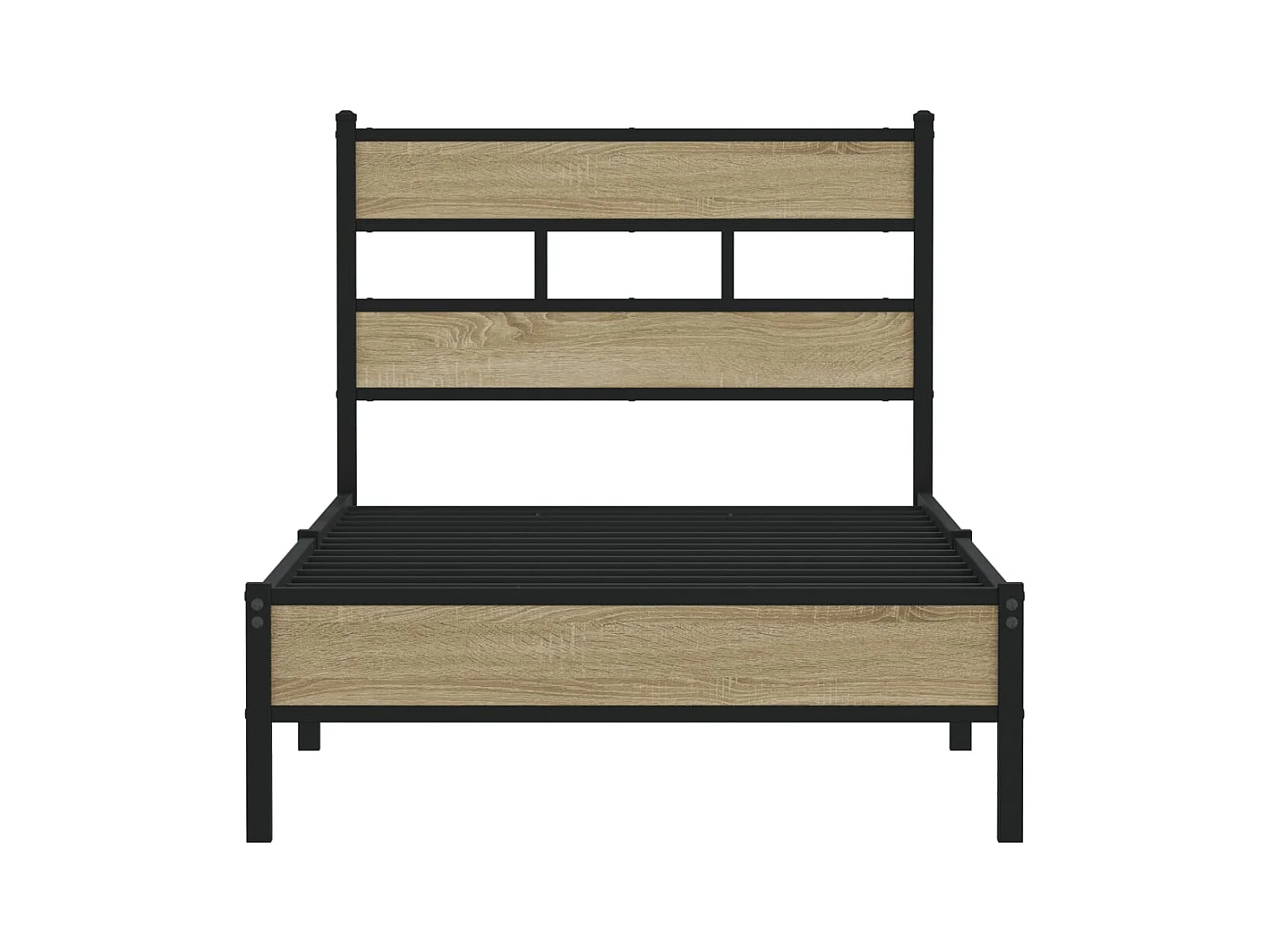 Bettgestell ohne Matratze Sonoma-Eiche 100x200 cm Holzwerkstoff