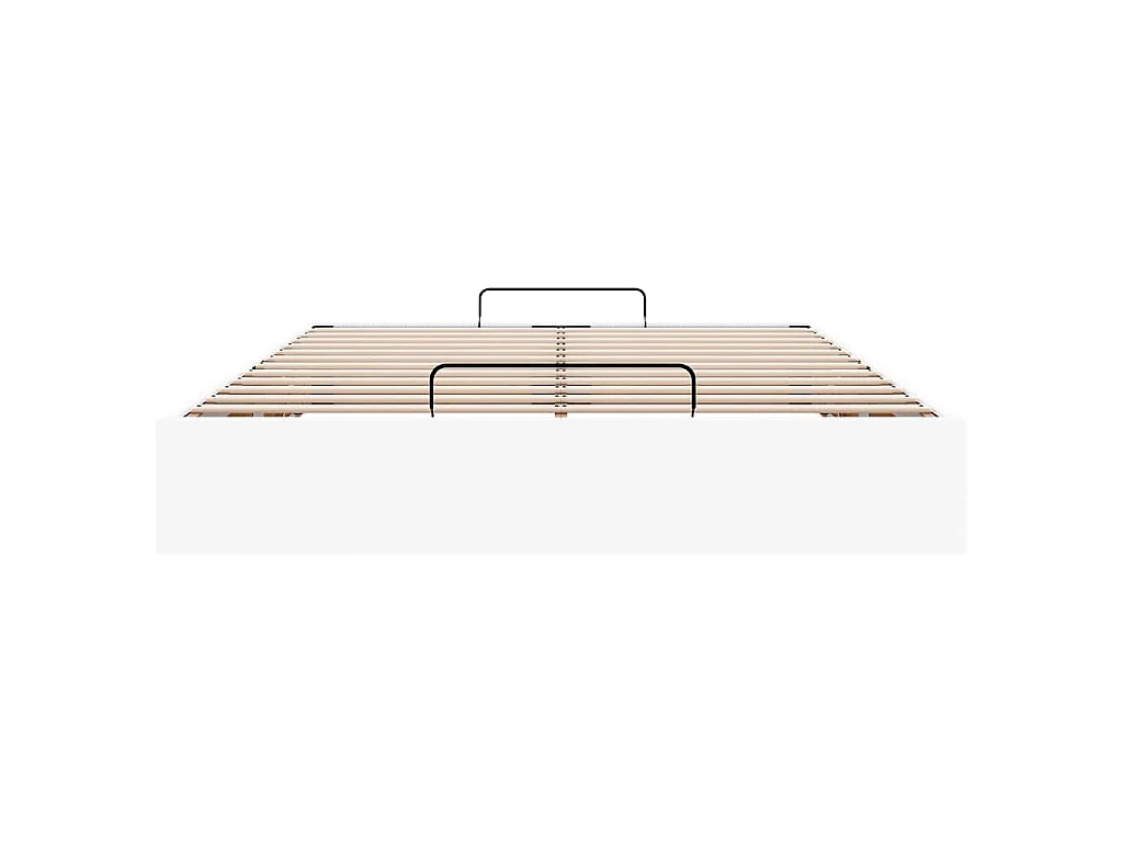 Struttura Letto Pouf senza Materasso 140x200 cm Similpelle