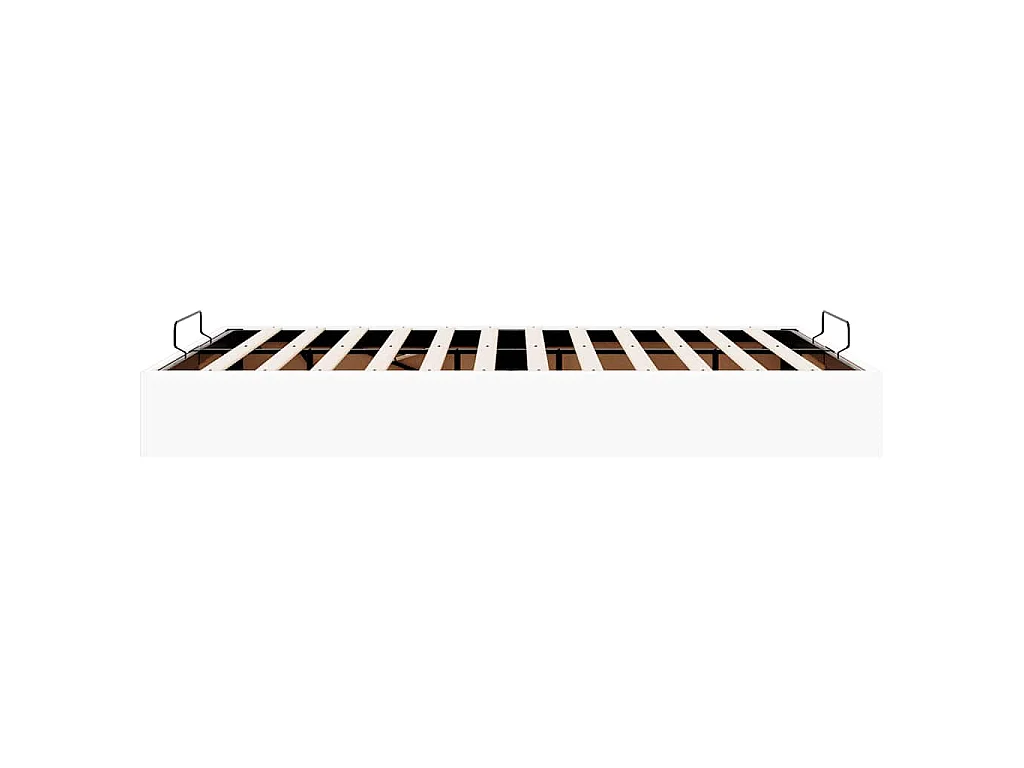 Struttura Letto Pouf senza Materasso 140x200 cm Similpelle