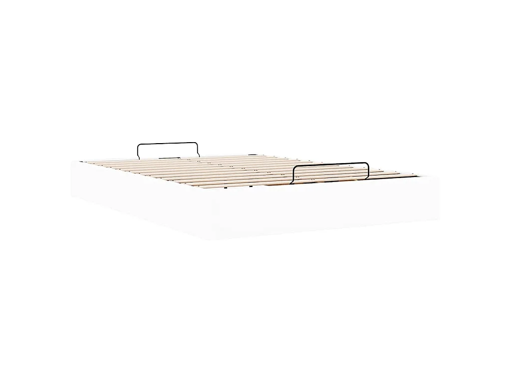 Struttura Letto Pouf senza Materasso 140x200 cm Similpelle