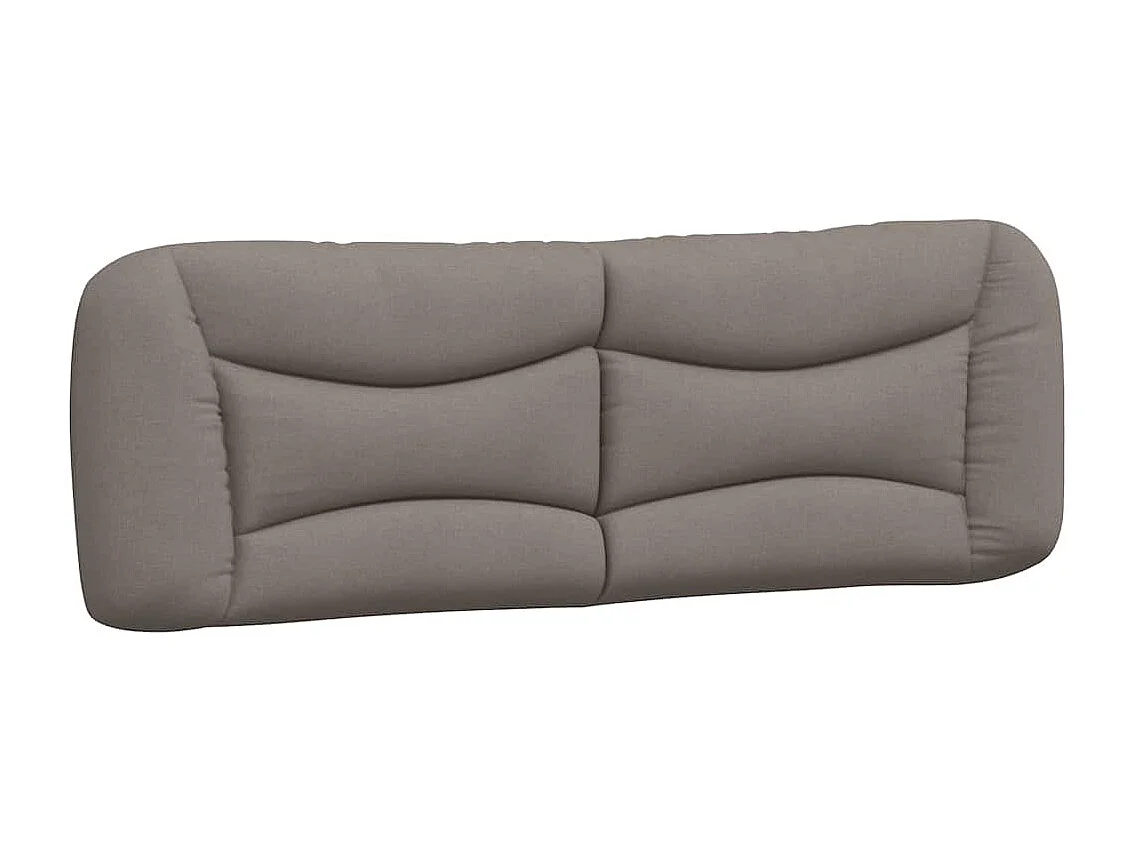 Bettgestell ohne Matratze "Hvar" Taupe 160x200 cm Stoff