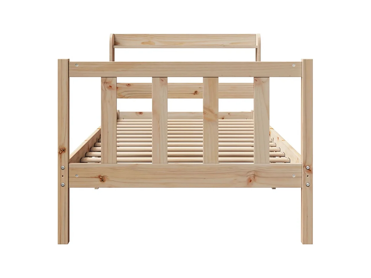 Cadre de lit sans matelas 100x200 cm bois massif de pin