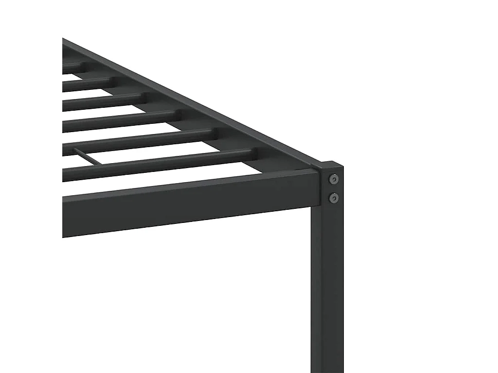 Cadre de lit sans matelas chêne marron 140x200 cm