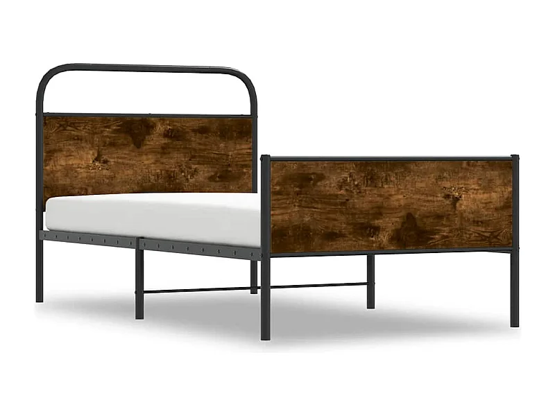 Cadre de lit sans matelas 90x200cm chêne sonoma bois ingénierie