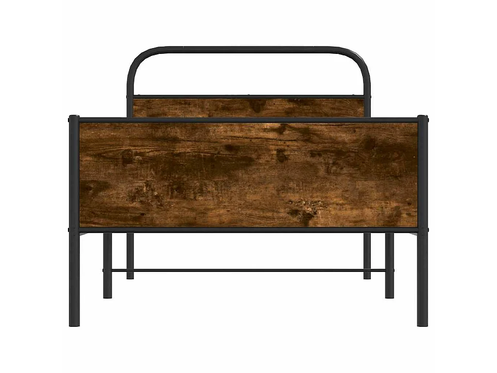 Cadre de lit sans matelas 90x200cm chêne sonoma bois ingénierie
