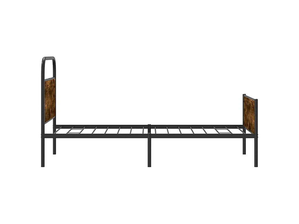 Cadre de lit sans matelas 90x200cm chêne sonoma bois ingénierie